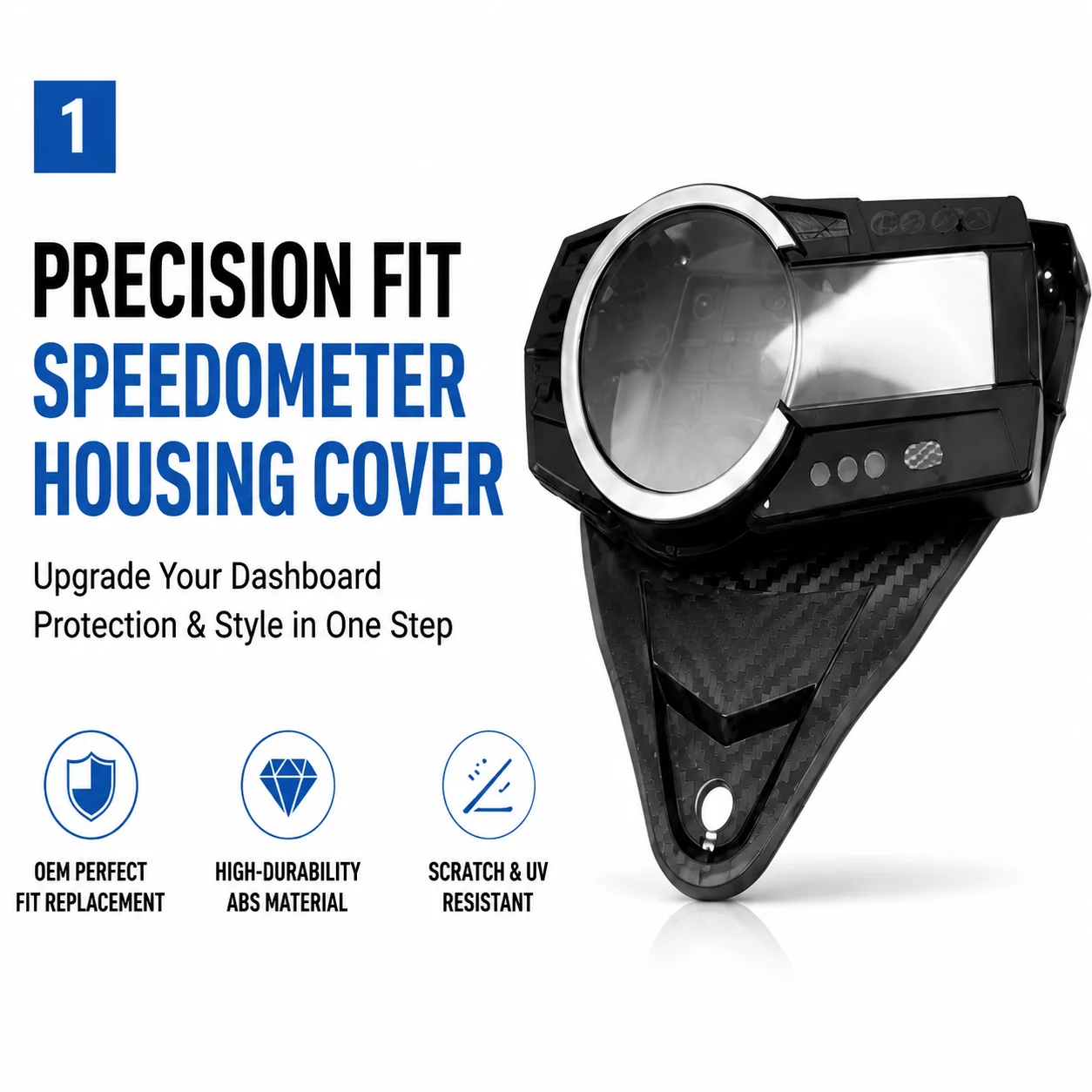 

Motorcycle Speedometer Gauge Housing Cover for Suzuki GSXR600 GSXR750 2011-2021 ABS Instrument Meter Case Tachometer Shell