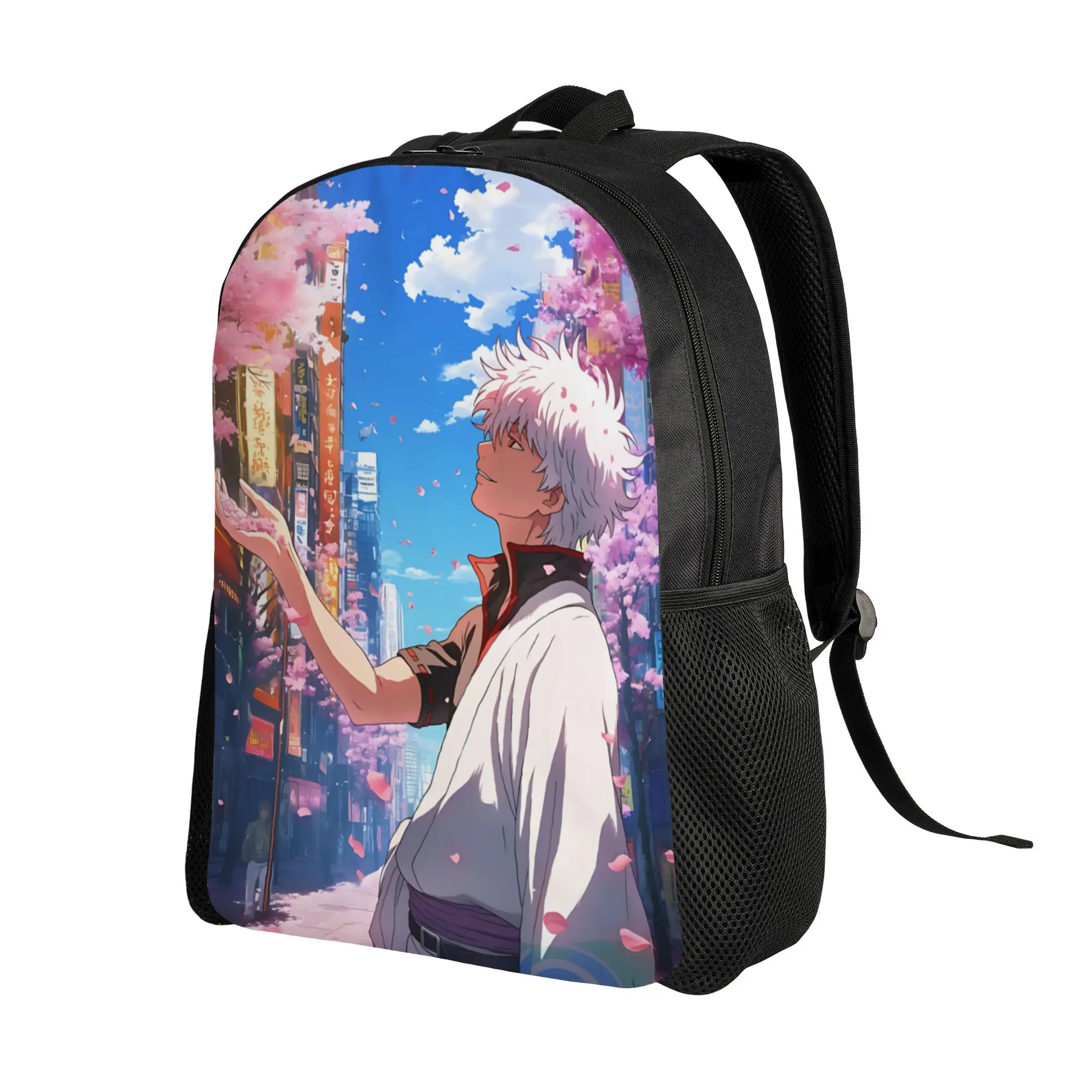 1Piece Backpack Pink New School Year Schoolbag Camping  G-Gintama Birthday Gift New Term Starts
