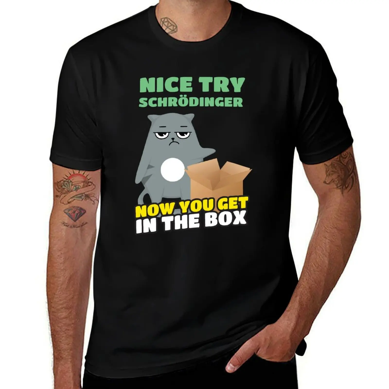 

Nice Schoedingers Cat shirts shirt man Try oversize Schroedinger t T-Shirt for shirts t T-Shirt cotton man t men g