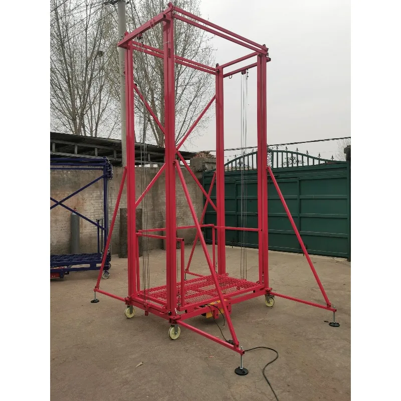 YG Electric 10m Lifting Scaffolding for Wall Painting 500kg Capacity with Motor Gear Gearbox Core Components