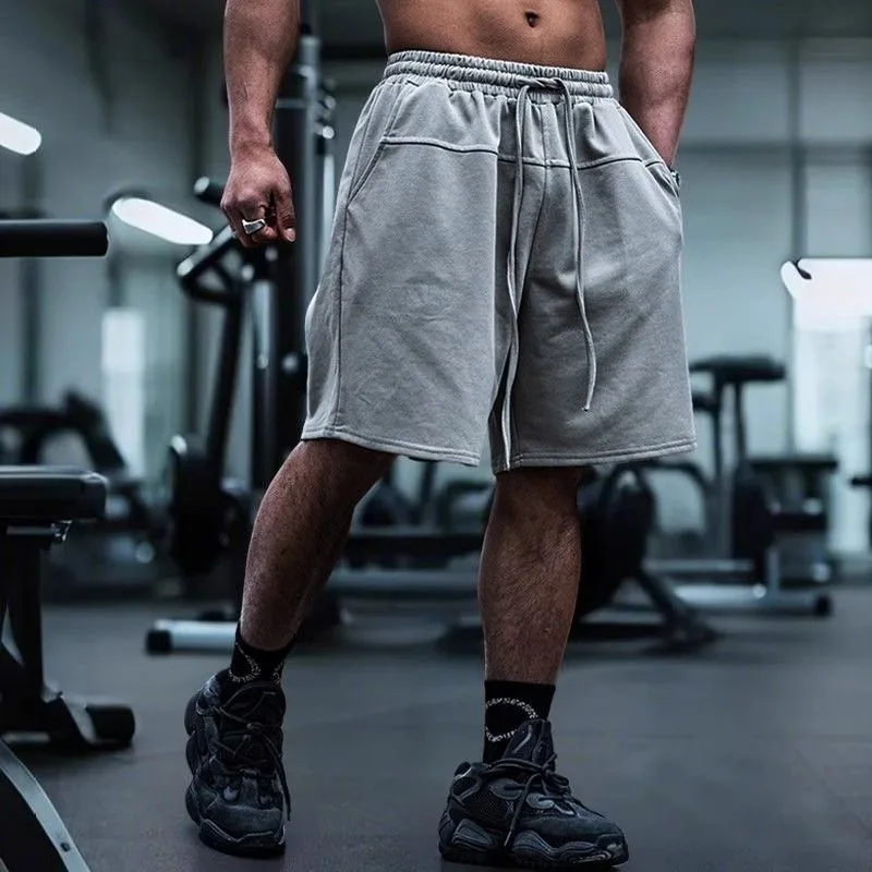 

Мужские летние модные спортивные шорты для активного отдыха - американские повседневные свободные быстросохнущие универсальные стильные шорты с пятью карманами