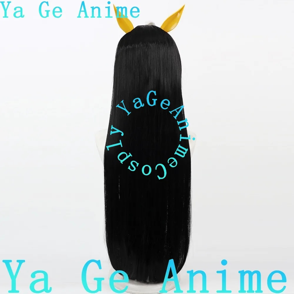 Wig Cosplay Uma Musume Pretty Derby Golden Town Light Permainan Anime Pesta Karnaval Halloween Rambut Sintetis Tahan Panas