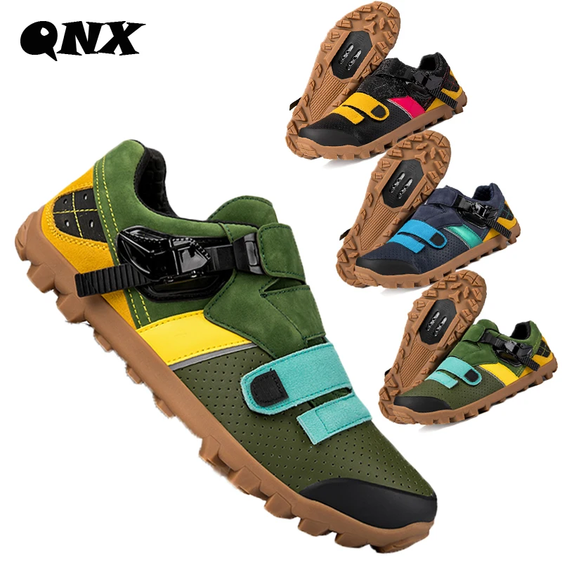 

QNX-TB169 High Quality Mens MTB Shoes Non-slip Mountain Gravel Road Bicycle Sneakers Wearable Cycling Tenis Masculino 39-50