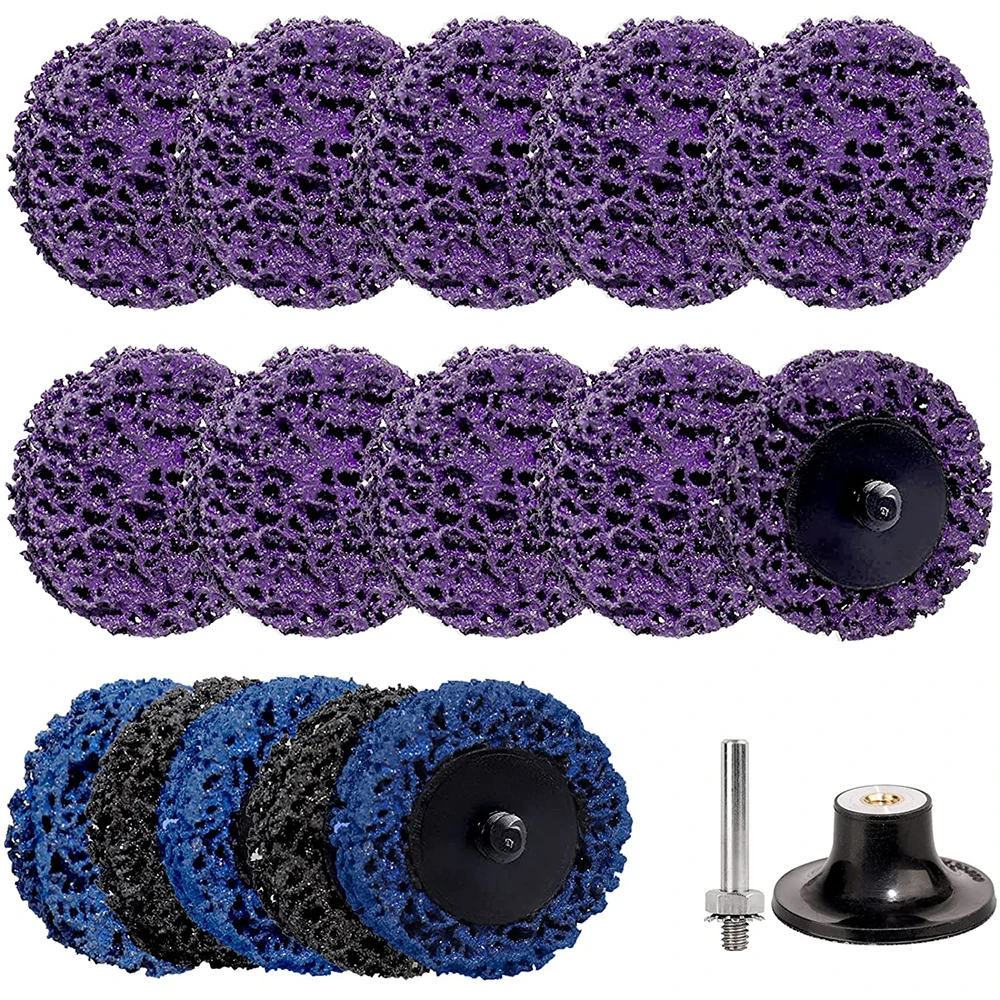 17pcs 2 Inch Strip Discs Kit Stripping Wheel for Drills Grinder Clean and Remove Paint Rust Welds and Oxidation Easy Strip Wheel
