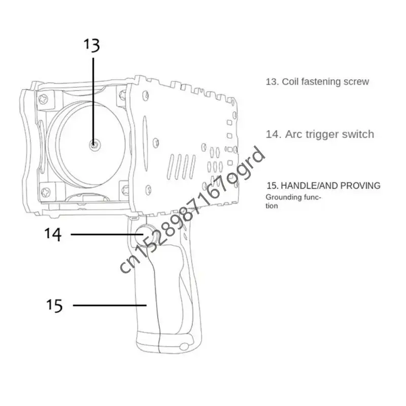 Jouet scientifique portatif fréquence réglable bobine Plasma d'arcs foudre artificielles sans fil avec le panneau