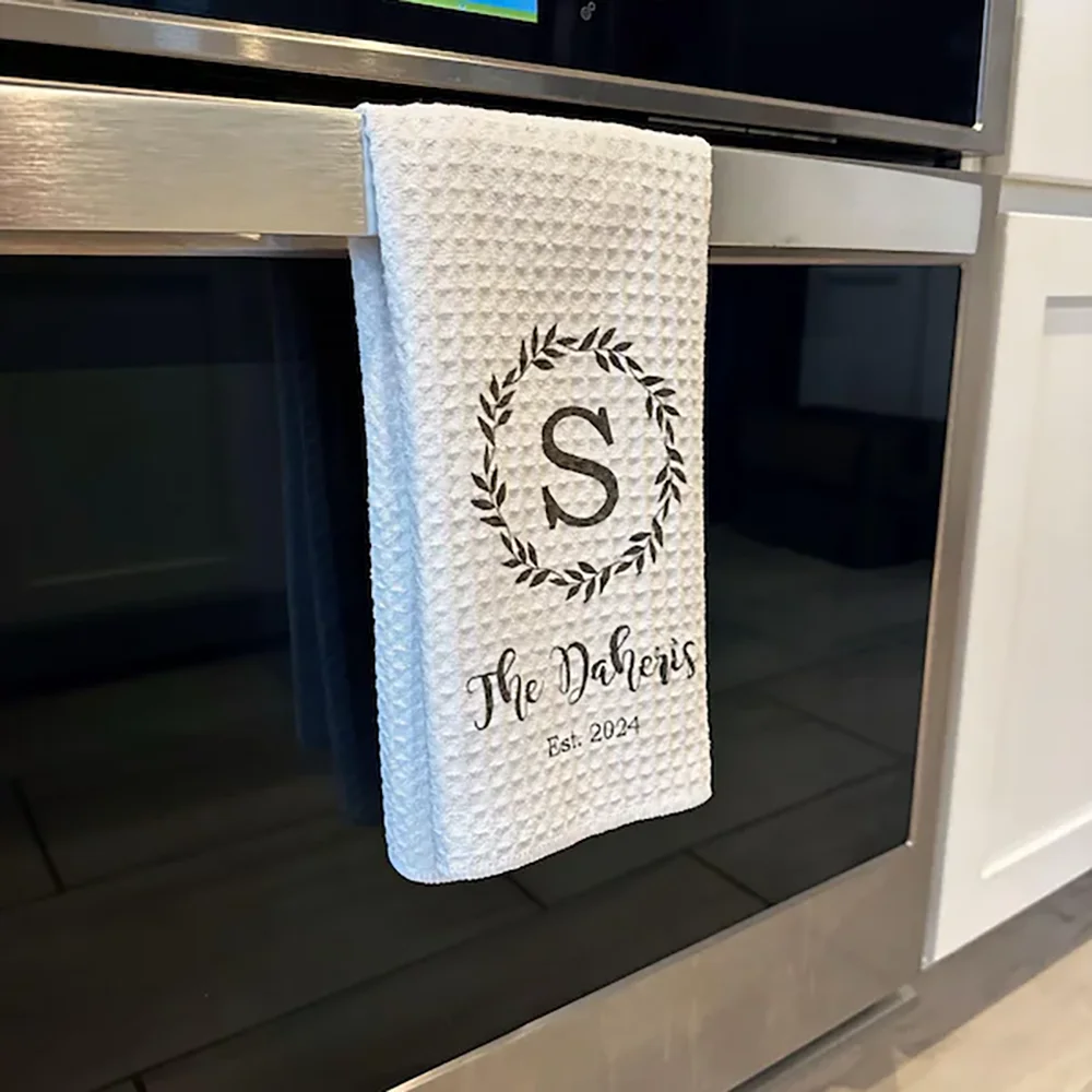 Asciugamani da tè personalizza - Home Bathroom Name recensione e prezzo