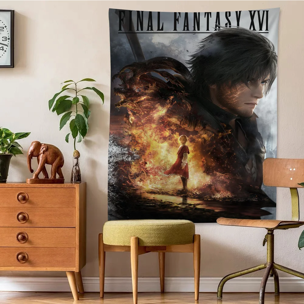 

Final Fantasy Game Movie Sticky Posters Vintage Room Bar Cafe Decor Nordic Home Decor