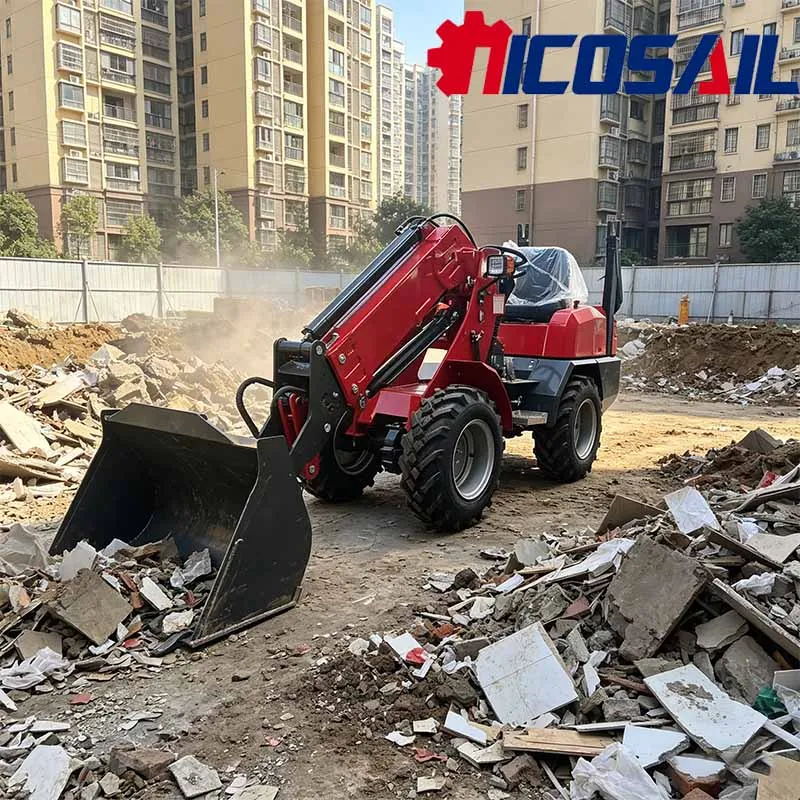 

Mini Telescopic Wheel Loader CE EPA Approved Customizable Compact For Construction & Farm Jobs