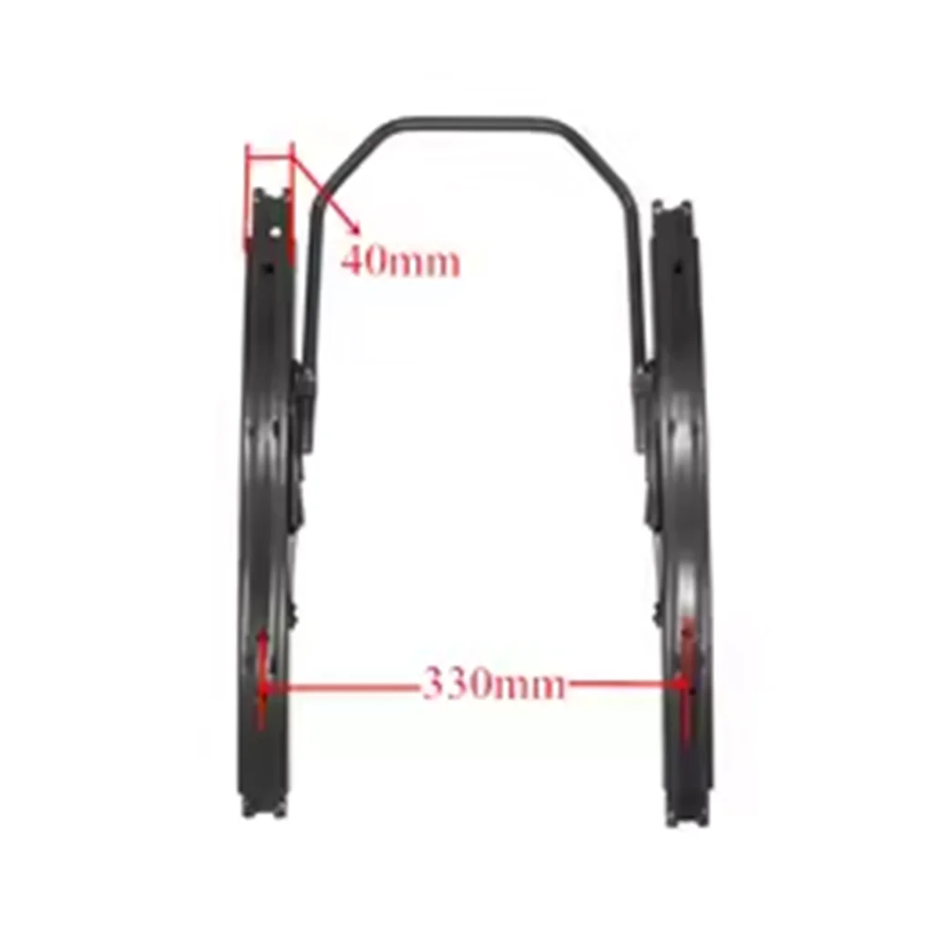 Car Seat Double Slide Rail Lengthened RV Seat Track Adjustable Comfort and Convenience Universal Vehicle Seat System