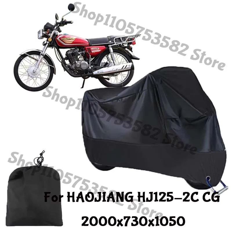 Motorcycle Full Covers For HAOJIANG HJ125-2C CG Car Outdoors Sun Protection Dust No Ear Thickened Oxford Clothcover Accessories