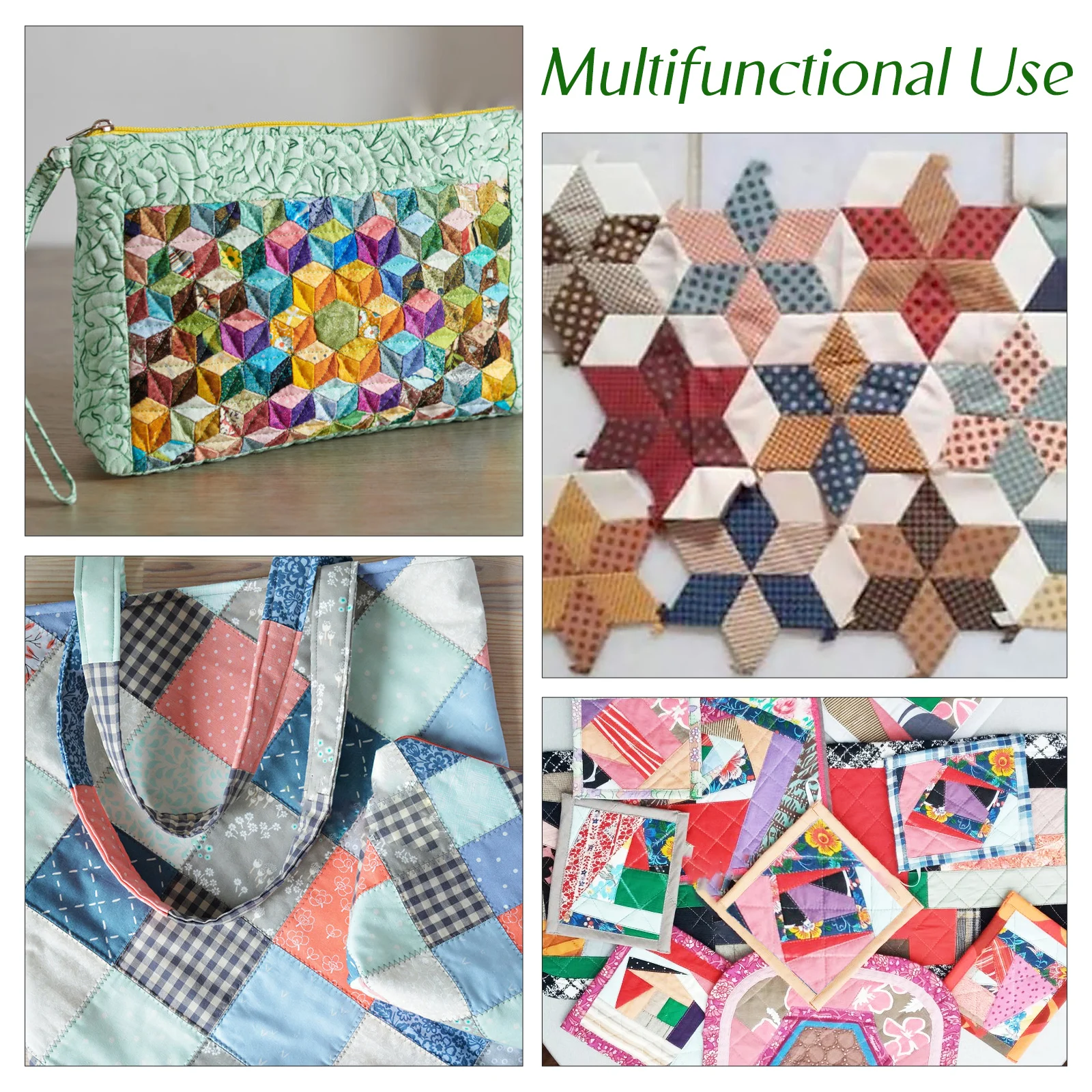 

300 Pcs Template Quilting Piercing Templates Sewing Supplies Diamond Shape Quilting Piercing Paper Crafting Tool