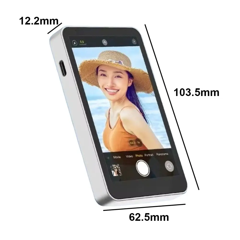 Magnetic Phone Vlog Selfie Monitor Screen 3.97in Screen LCD Display Back Camera Monitor Wireless Rear Lens Screen Live Stream