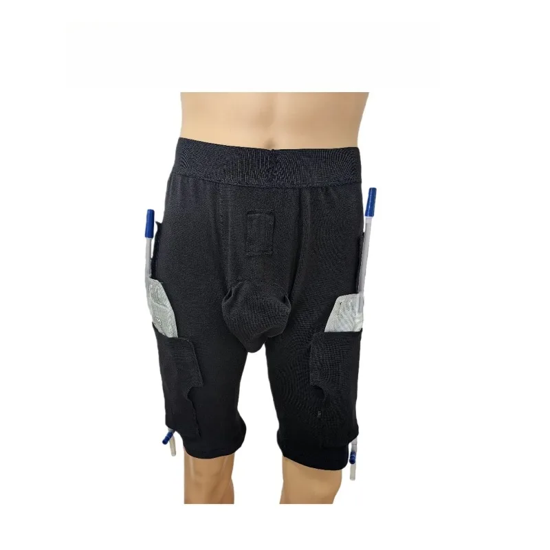 Sac de drainage multi-poches pour urines avec support de fixation, sangle de collecte et sangle de maintien pour patients, poches pour sacs de drainage, leggings