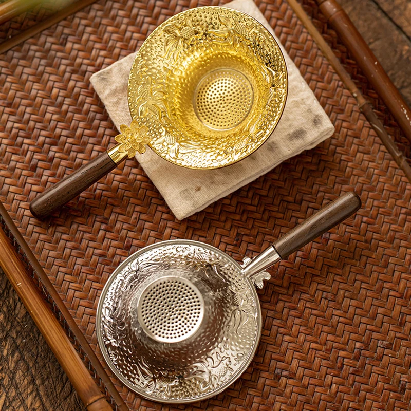 

Stainless Steel Mesh Tea Strainer Filter Sieve Teaware Tea Drain Useful Tea Infusers Tea Ceremony Kitchen Accessories