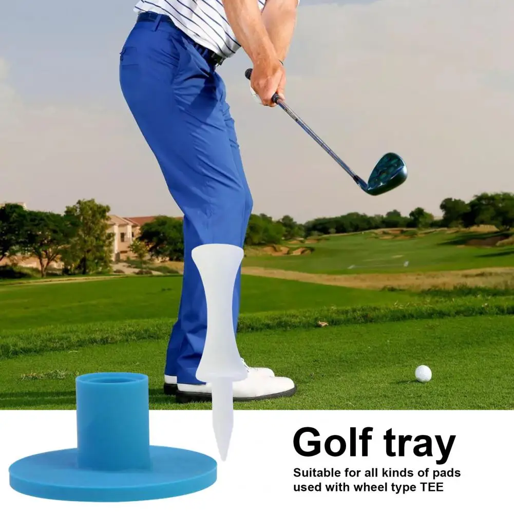 Rubber Tee Golf Ball Holder Golf Ball Holder Rubber Tendon Rubber Golf Tee Holder Set for Driving Range Practice for Enthusiasts