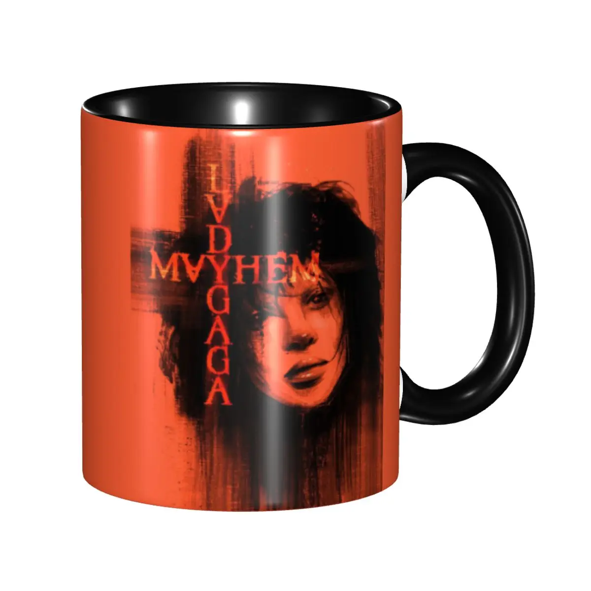 

DIY Lady Gaga Mayhem Music Singer Ceramic Mug Custom Coffee Cups Creative Present