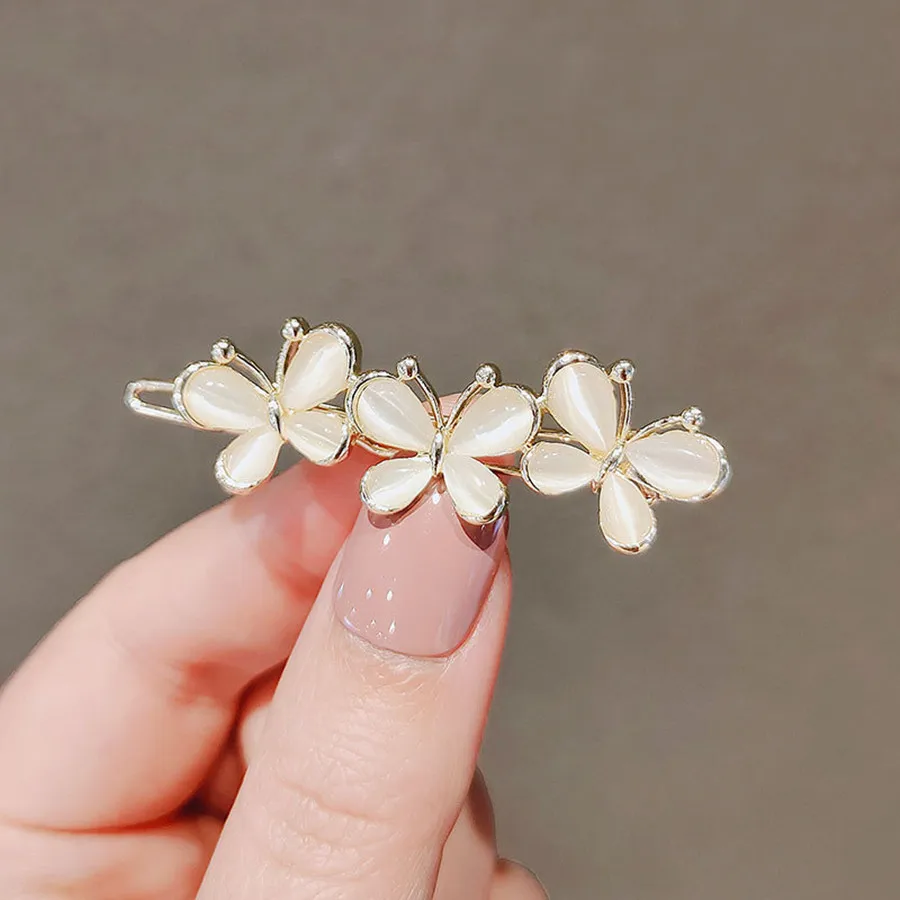 New Fashion Metal openwork hairpin Butterfly Hair Clips for Women Girl Elegant bangs Claw Clip Vintage Hairpin Hair Accessories