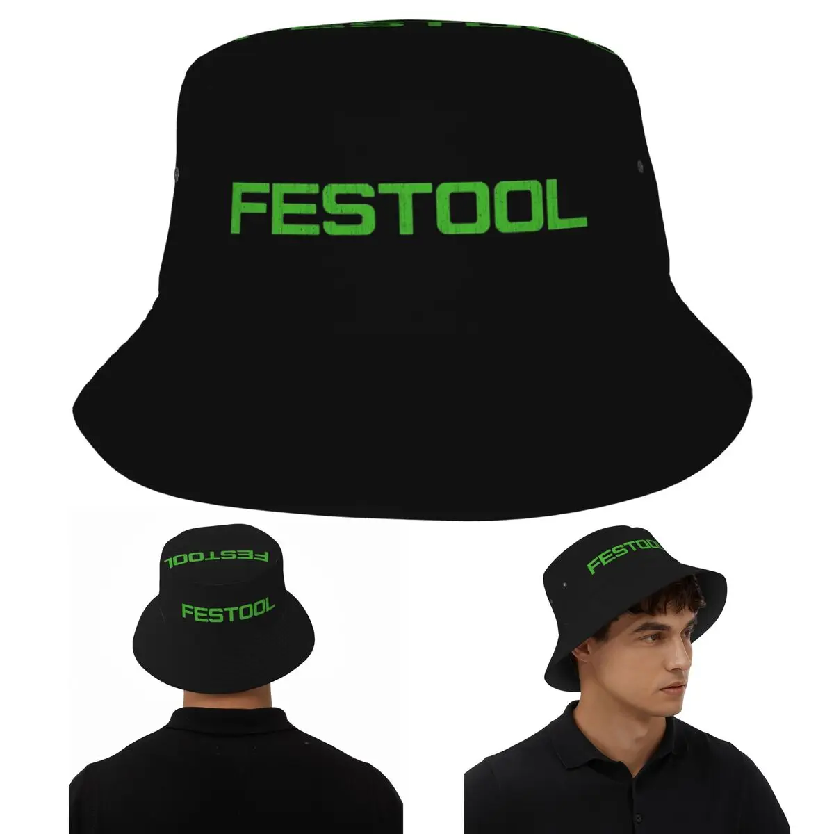 

Festool Powertool Панама Шляпа Детские шапки в рыбацком стиле Боб для летней рыбалки Шапки унисекс