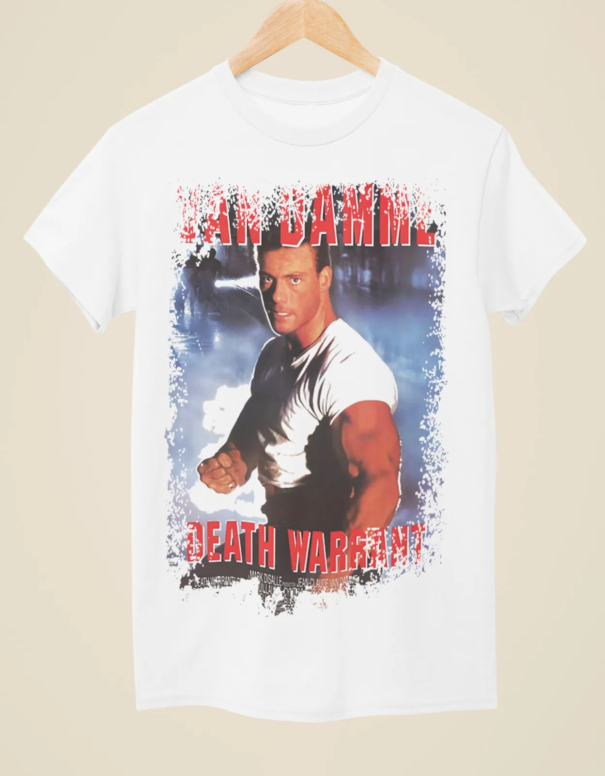 

Death Warrant - Movie Poster Inspired Unisex White T-Shirt