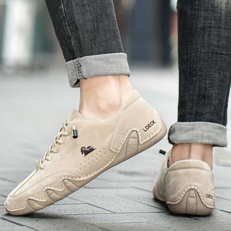 Men's Boots Leather Four Season Casual Sports Shoes Fashionable Handmade High-quality Loafers Outdoor Luxury Italian Footwear