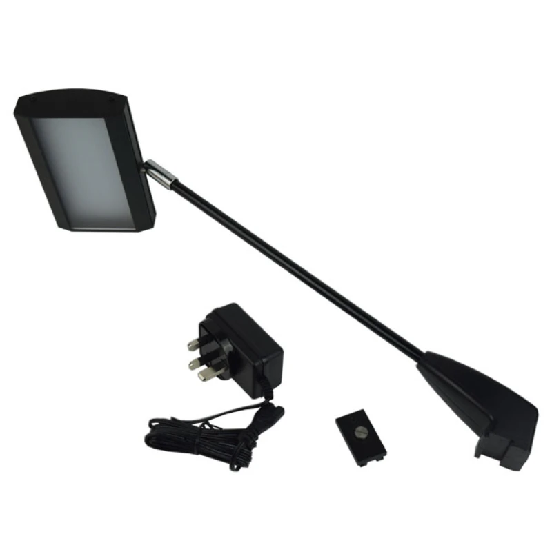 Black LED Booth Lamp 25W SMD Exhibit Trade Show Light for backdrop stand