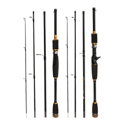 1.8m 2.1m Rod 4-5 Section Fishing Rod Carbon Fiber Lure 7-35g Spinning Casting Fast Light Fishing Pole Bait Rod Fishing Rod