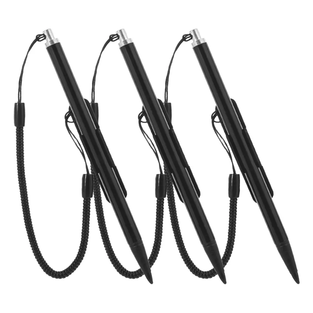 

3 Pcs Resistive Screen Stylus Durable Metal High Precision Touch Universal Tablet Pens Lanyard Compatible Devices