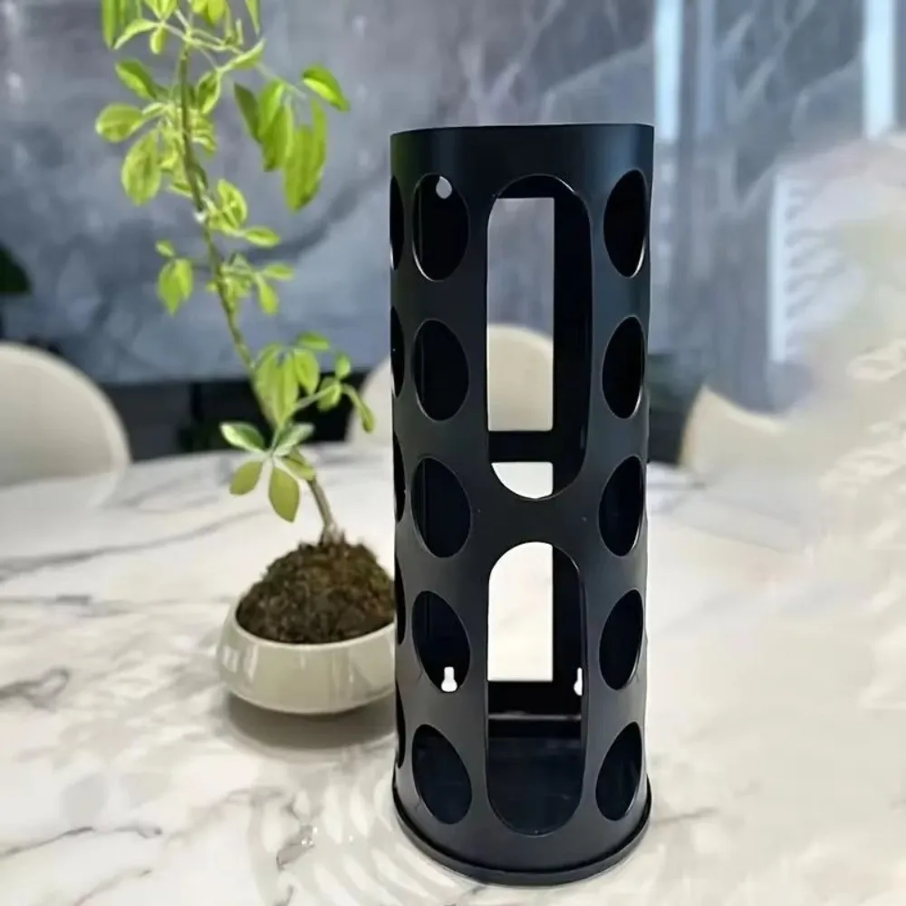 Wall-Mounted Garbage Bag Storage Holder Stackable Plastic Trash Bag Holder Large Capacity Space-Saving Garbage Bag Dispenser