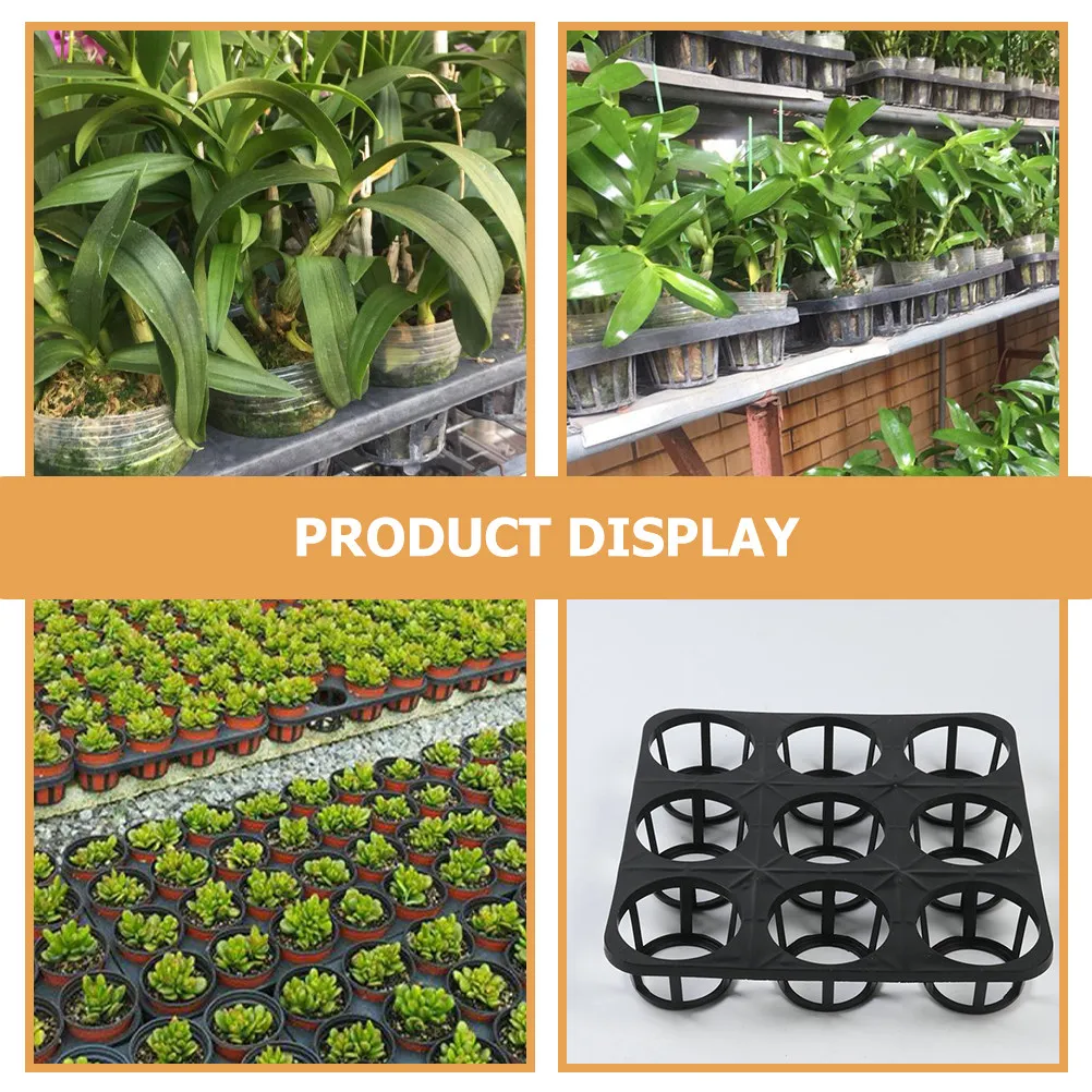 

Набор из 5 пластиковых поддонов-держателей для рассады, для проращивания и выращивания растений, для использования на балконе