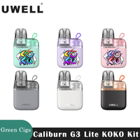 Original Uwell Caliburn G3 Lite KOKO Kit 25W 1200mAh Battery 2.5ml Cartridge Caliburn G3 Integrated Coil E Cigarette