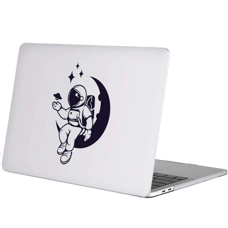 Astronaut Cartoon Vinyl Laptop Decal for MacBook Air Pro Retina Mac Skin 13 14 15 Inch Dell Alienware LG Google Notebook Sticker