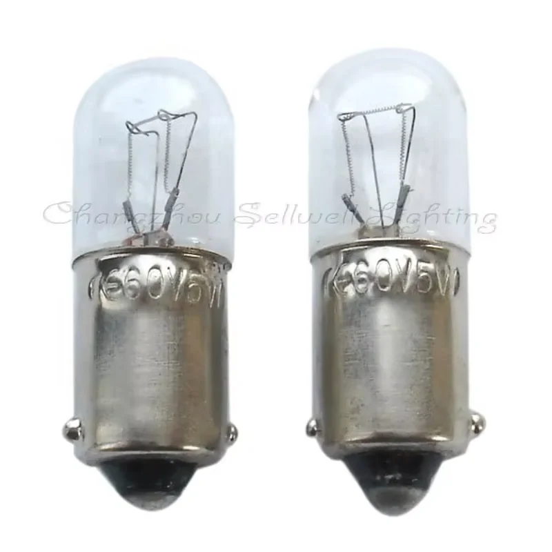 Venda Real profissional ce lâmpada edison edison ba9s t10x28 60v 5w lâmpada em miniatura a011 2025-03