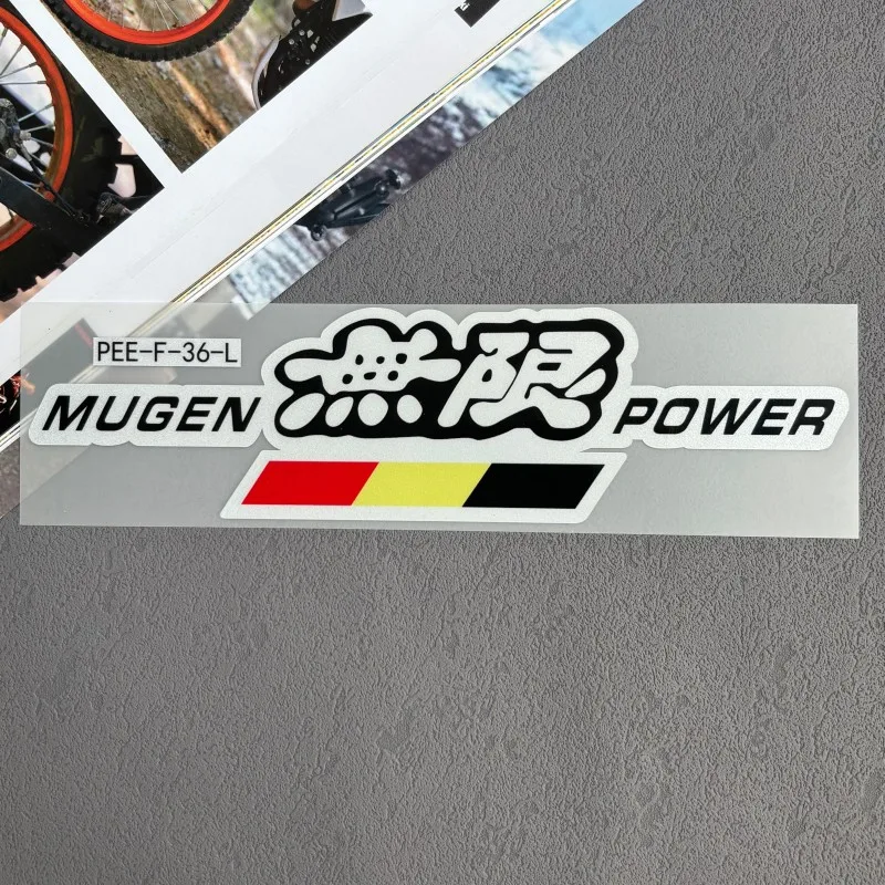 MUGEN Stickers Suitable for Honda Fit Civic Type RR City Cr z Legend Odyssey Stepwgn Vezel Car Door Handles Windows Motorcycle
