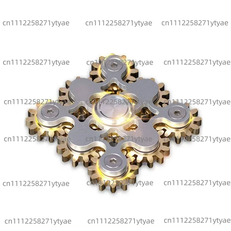 Nine-tooth Linkage Fingertip Gyro Gear Linkage Decompression Toy