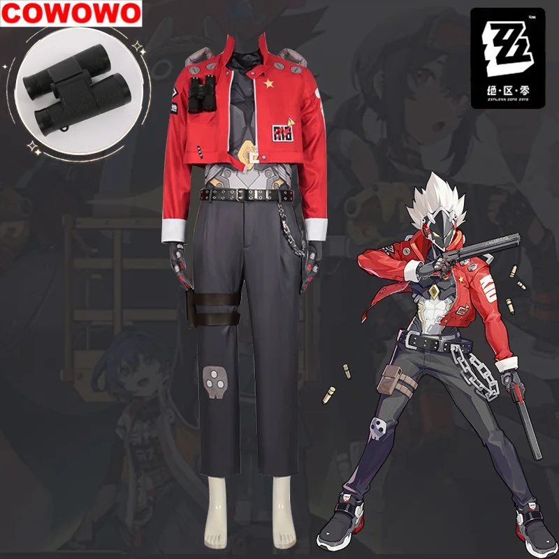 

Zenless Zone Zero Bilicid Men Dual-gun Props Cosplay Costume Cos Game Anime Party Uniform Hallowen Play Role Clothes Clothing