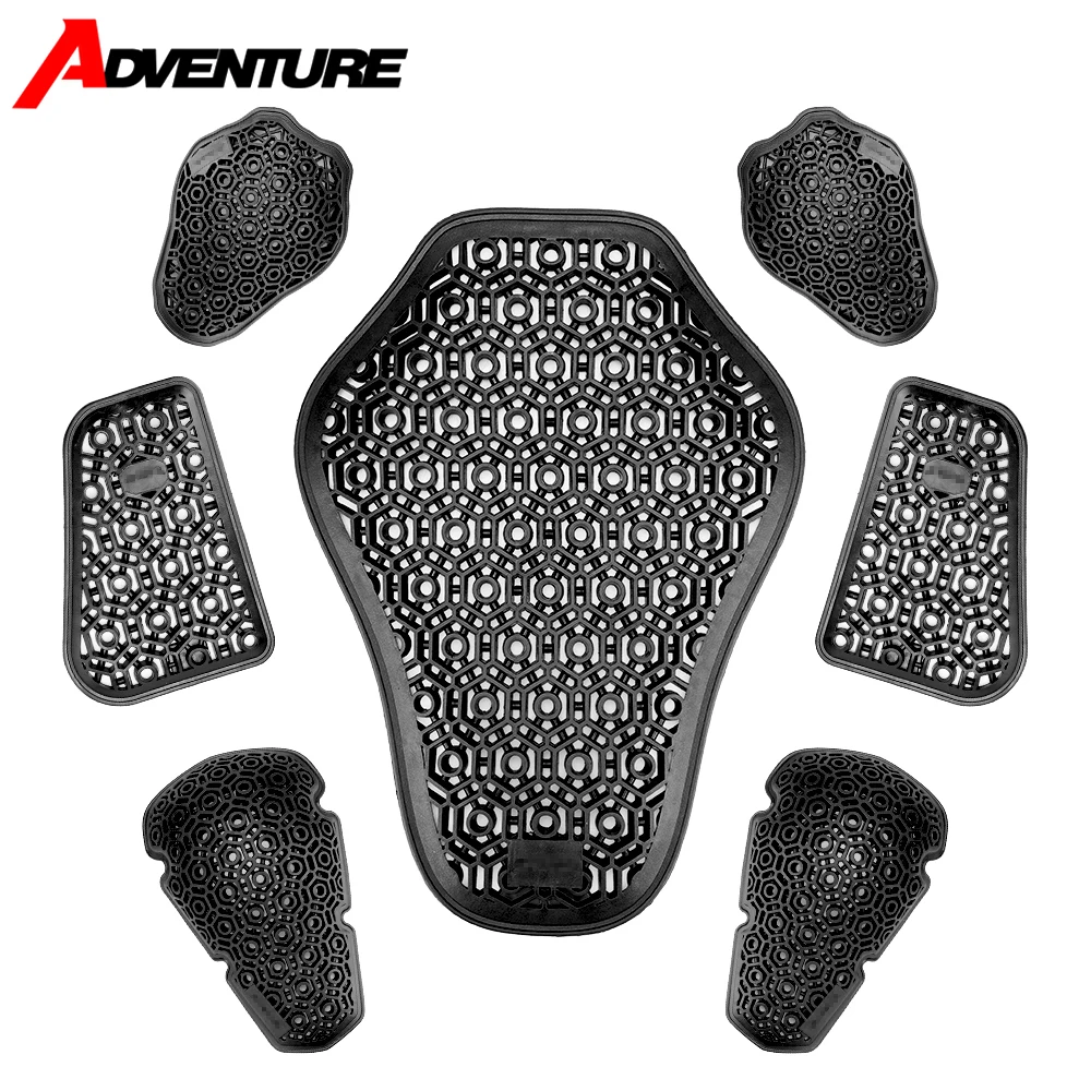 Equipaggiamento protettivo per moto Imbottitura di protezione per la schiena del gomito della spalla della moto Inserto di sicurezza da corsa Armatura per la schiena Attrezzatura di protezione CE