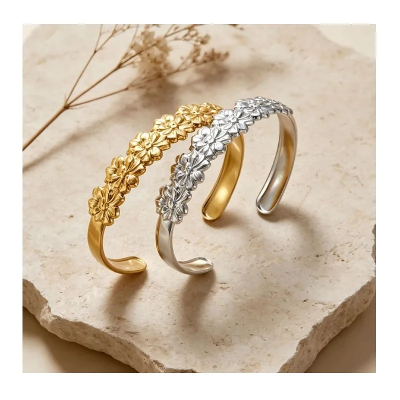 

Lotus Theme National Style Bracelet Adjustable Non-fading Commuting High-end Jewelry