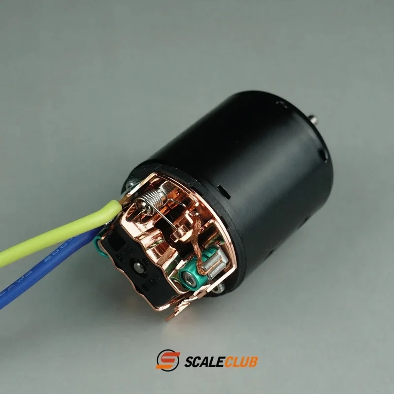 RC 1/14 Scaleclub Modellmotor mit Bürste für Tamiya Hydraulikbagger, Lader, Muldenkipper für SCANIA, MAN, VOLVO Kipper DIY-Teile – Detail 2