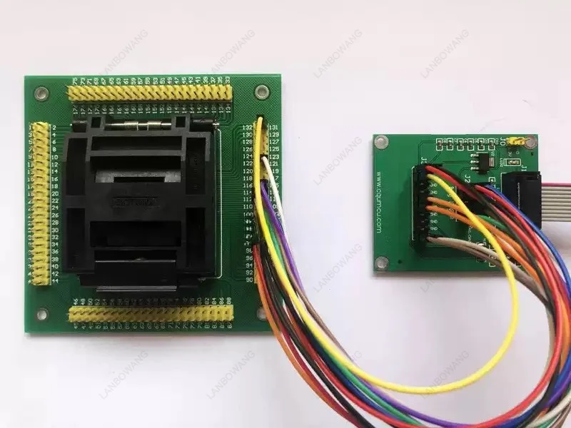 Adapter Programming Stand for Infineon TC17xx/TC2xx, 28-Pin DIP Burn-in Test Socket for Chip Read Write Programming