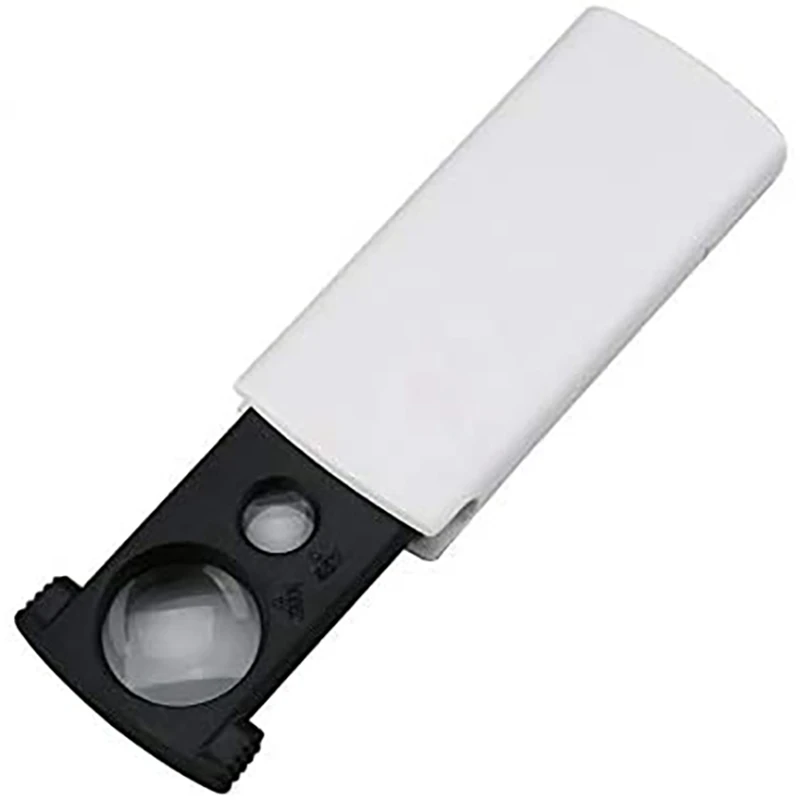 

High Magnification 20 Times 45 Times Dual Lens Portable Mini Pull-Type LED Magnifying Glass For Reading In Home Office