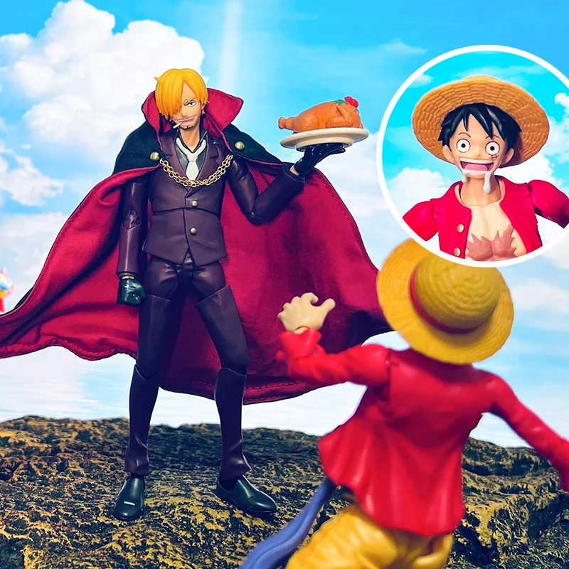 1/12 Male ONE PIECE Chef Of Straw Hat Pirates Gentleman Vinsmoke Sanji Cloak Cape Accessory For 6