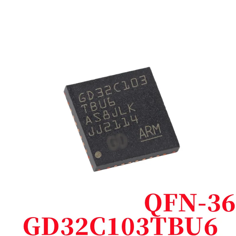 【1pcs】100% New GD32C103TBU6 32C103TBU6 QFN36 chip