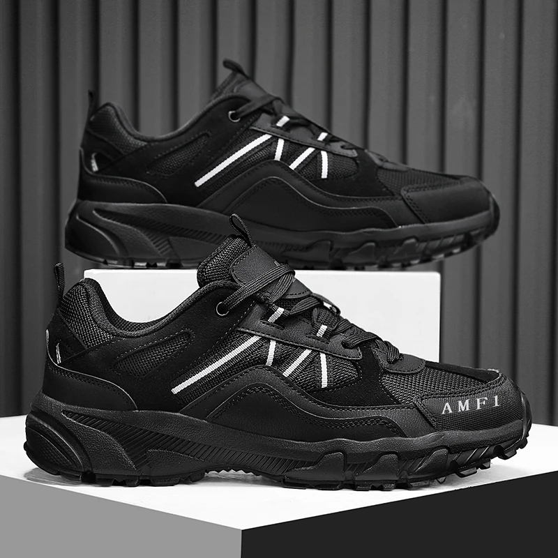 Male Sneakers Men's Casual Shoes Outdoor Flexible Breathable Walking Round Toe Shoe 2023 Trendy All-match Fashion Comfortable