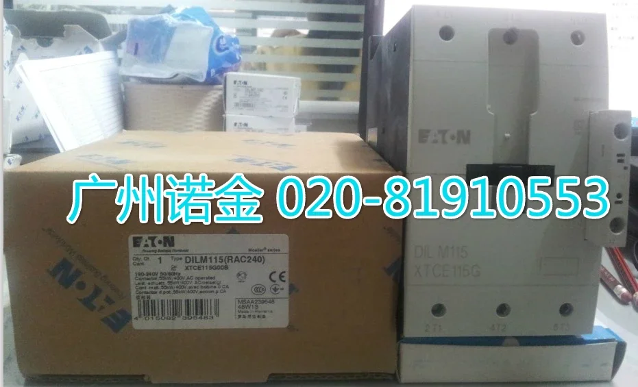 EATON   DILM115  XTCE115G  190-240V50-60HZ  100%  new and original