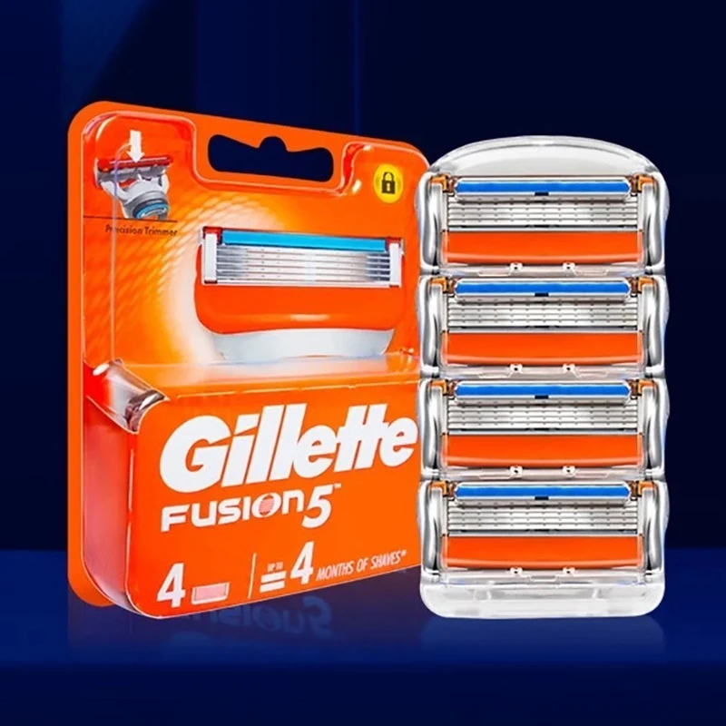 Cuchillas de afeitar Gillette Fusion 5 de repuesto para maquinillas de afeitar húmedas para hombres