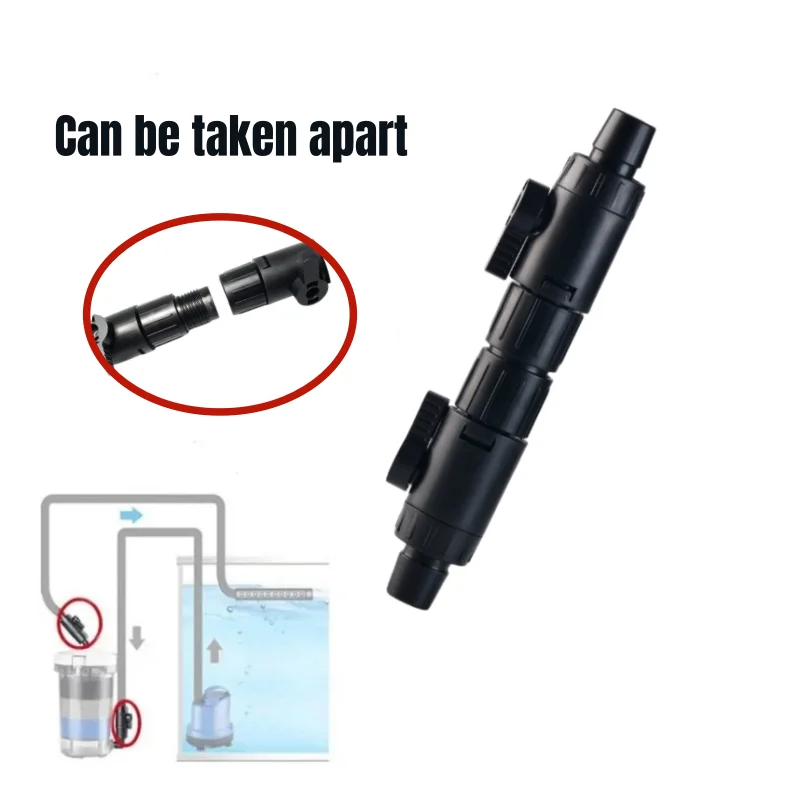 2024 Aquarium Filter Connector for Fish Tank, Double Tap, Quick Release, Fish Tank Hose Pipe Valve, Accessories,12mm, 16mm