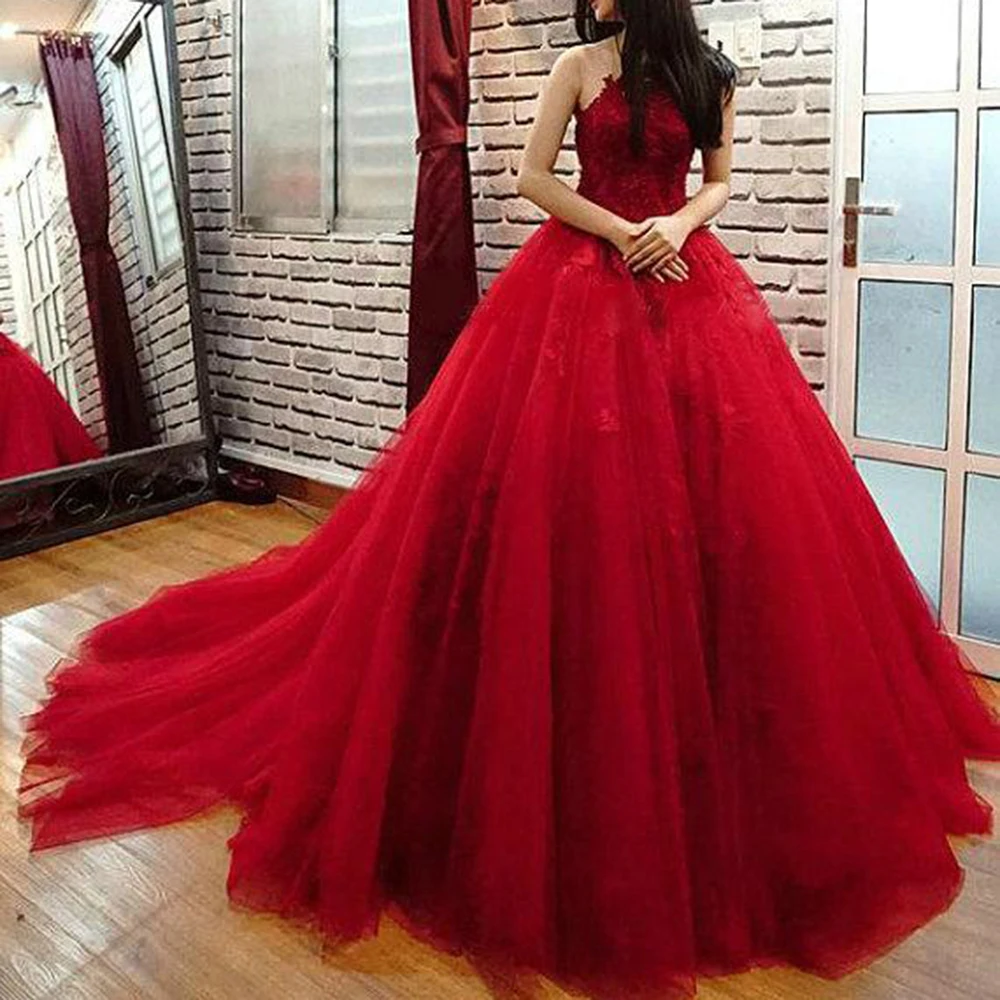 Customized Ball Gown Women Quinceanera Dresses Tulle Appliques Prom Party Gowns Graduation Masquerade Vestido De 15 Anos