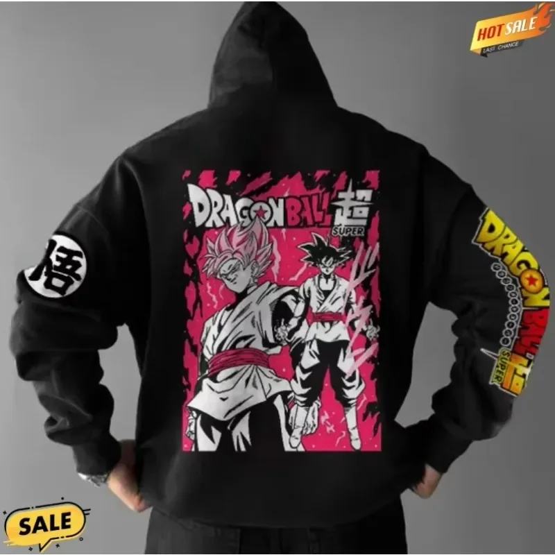 

Dragon Ball Animation Joint, новая толстовка с принтом, осень/зима 2025, мужской и женский свободный повседневный дышащий теплый пуловер, топ