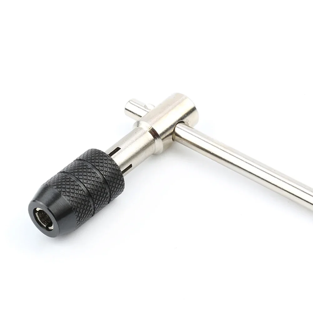 T-typ 3mm Bis 6mm Hand Windeisen Gewinde Gewindeschneiden Werkzeug Set Hand Schlüssel Gewinde Gewindeschneiden M6 bis M8 Werkzeug Set Auto Werkzeuge Bill – Detail 2