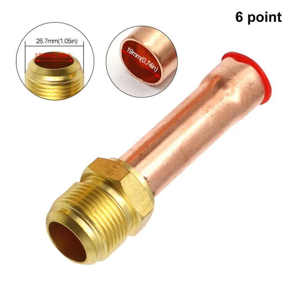 Lot De 2 Raccords Doubles 1/4 Pour Tuyaux En Cuivre De Climatisation - Connecteurs En Laiton 6,53 Mm